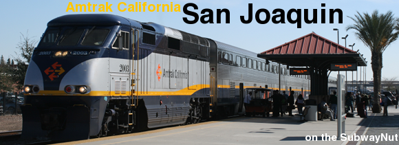 Amtrak San Joaquin on the SubwayNut